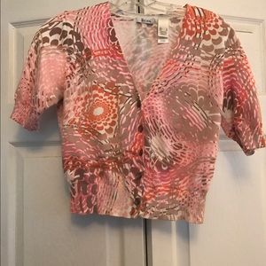 Liz & Co. Beautiful Cropped Sweater