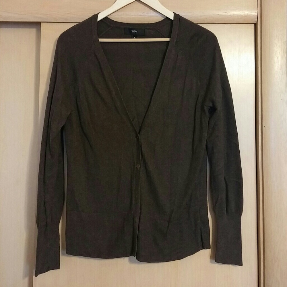Brown cardigan