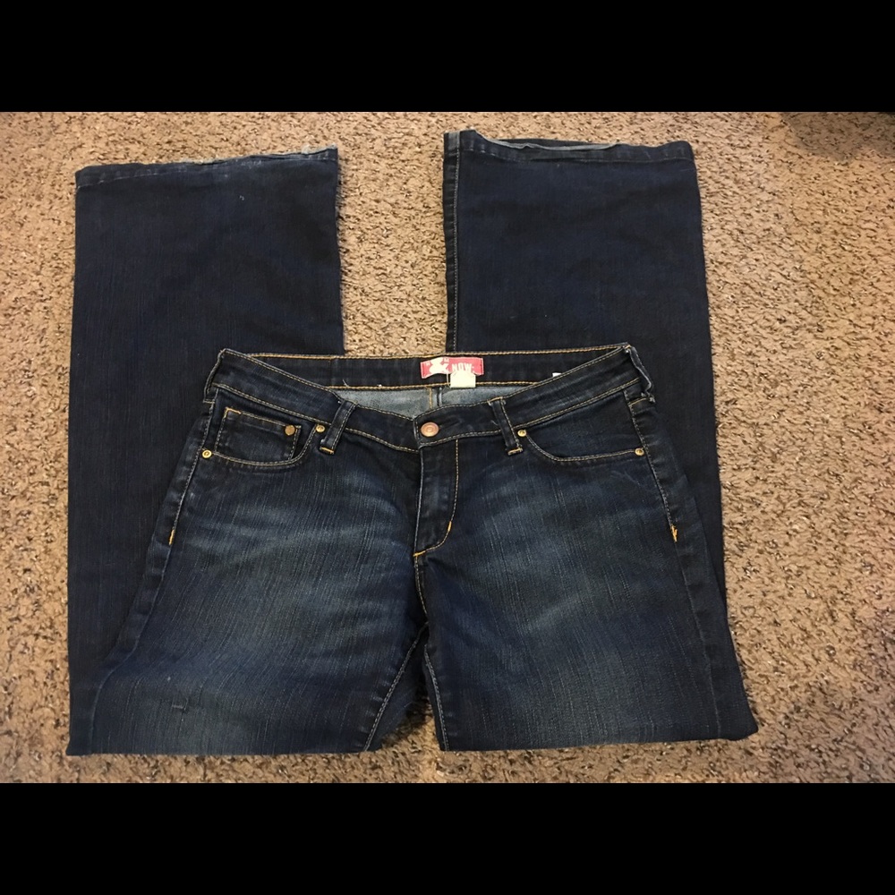H & M Size 31 Flare Dark Wash