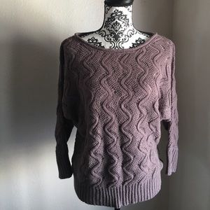 Ladies Lauren Conrad open weave sweater szM