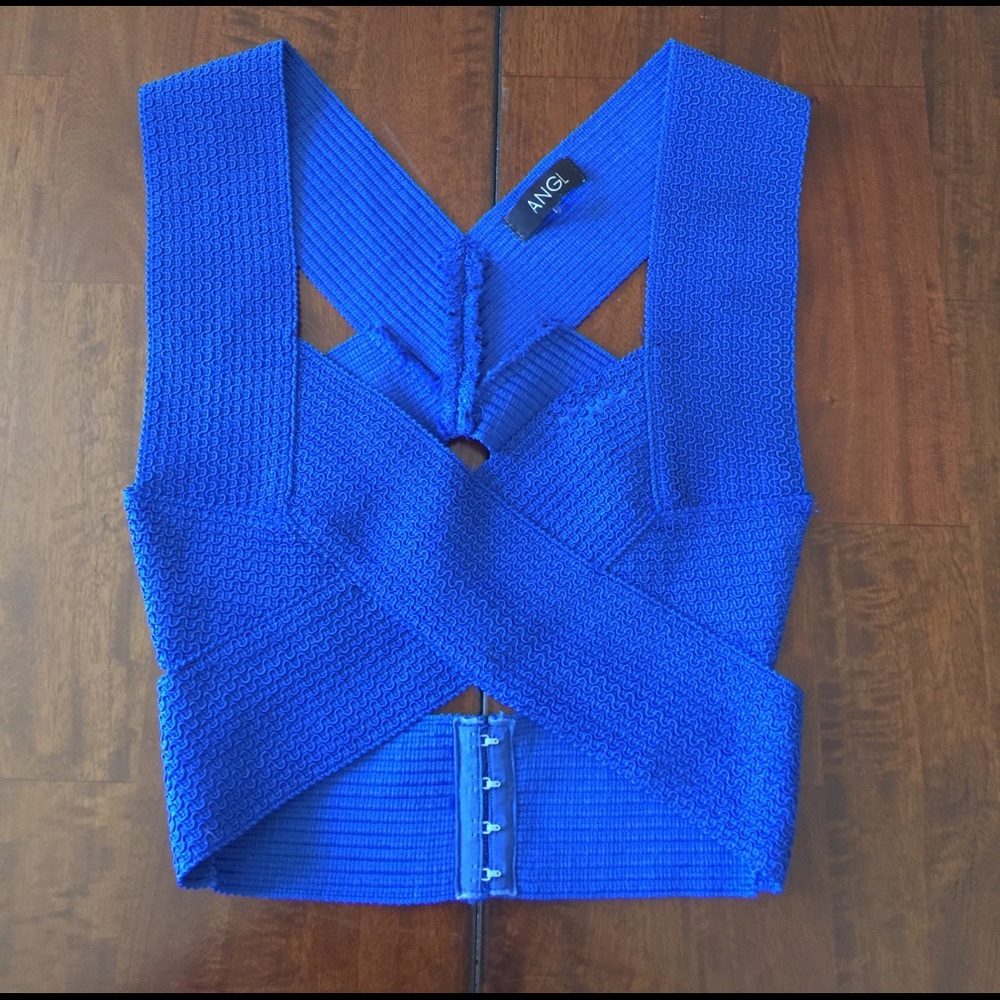 ANGL bandage crop top