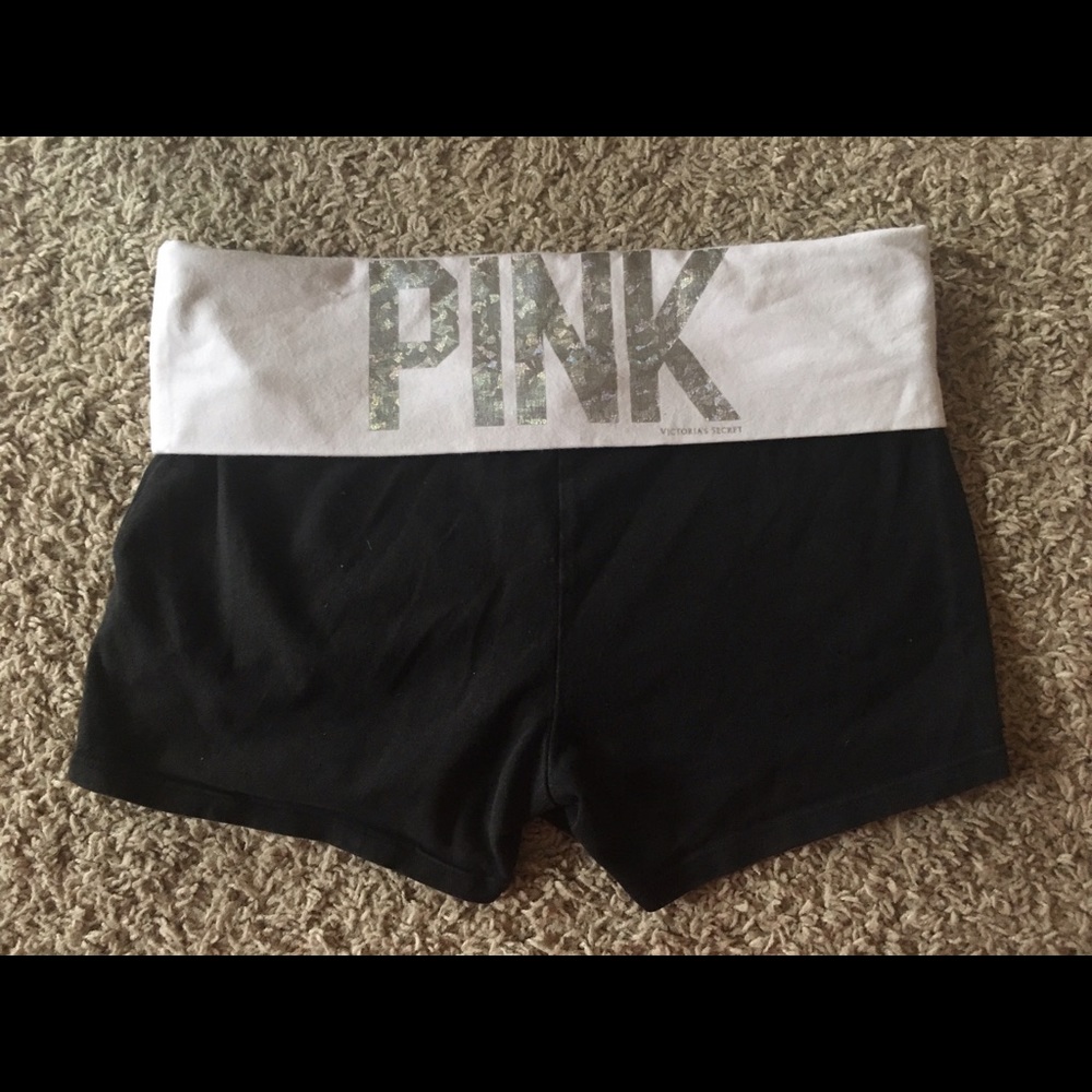 PINK yoga shorts