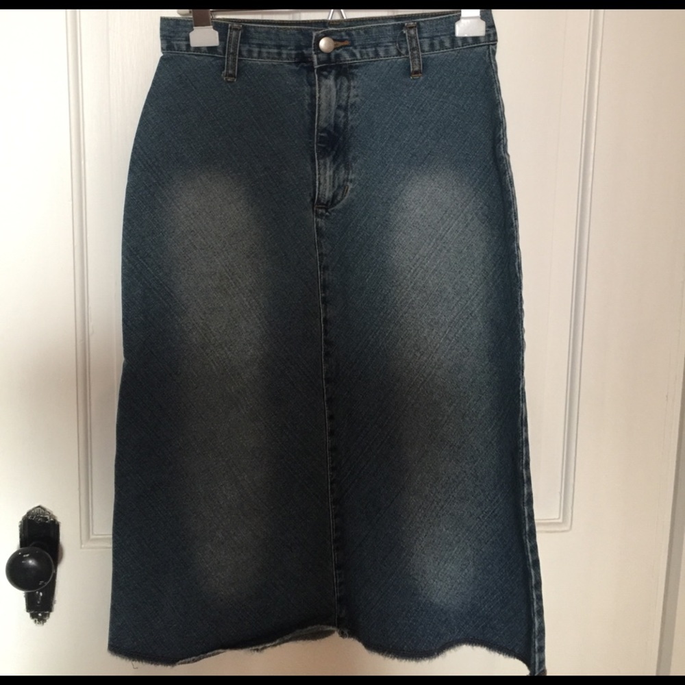Identic Size Small Denim Skirt.