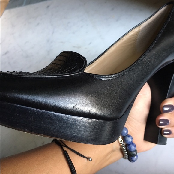 SOLD Michael Kors Leather Platform Pumps - Picture 6 of 7