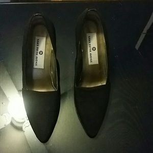 Saks black heels