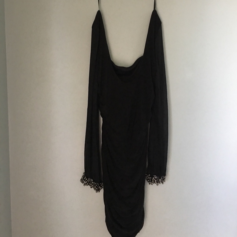 Black fitting dress