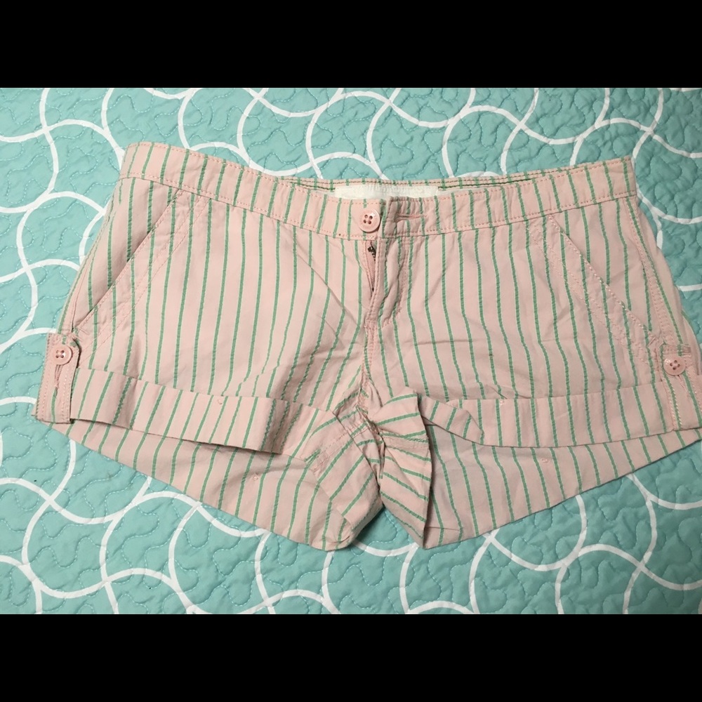 Abercrombie & Fitch Pin Striped Shorts.