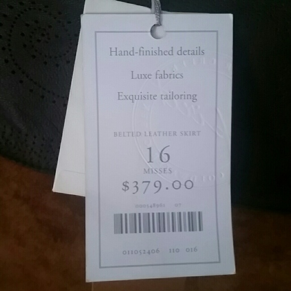 Reduced! Spirit by Coldwater Creek suede skirt - Picture 3 of 3