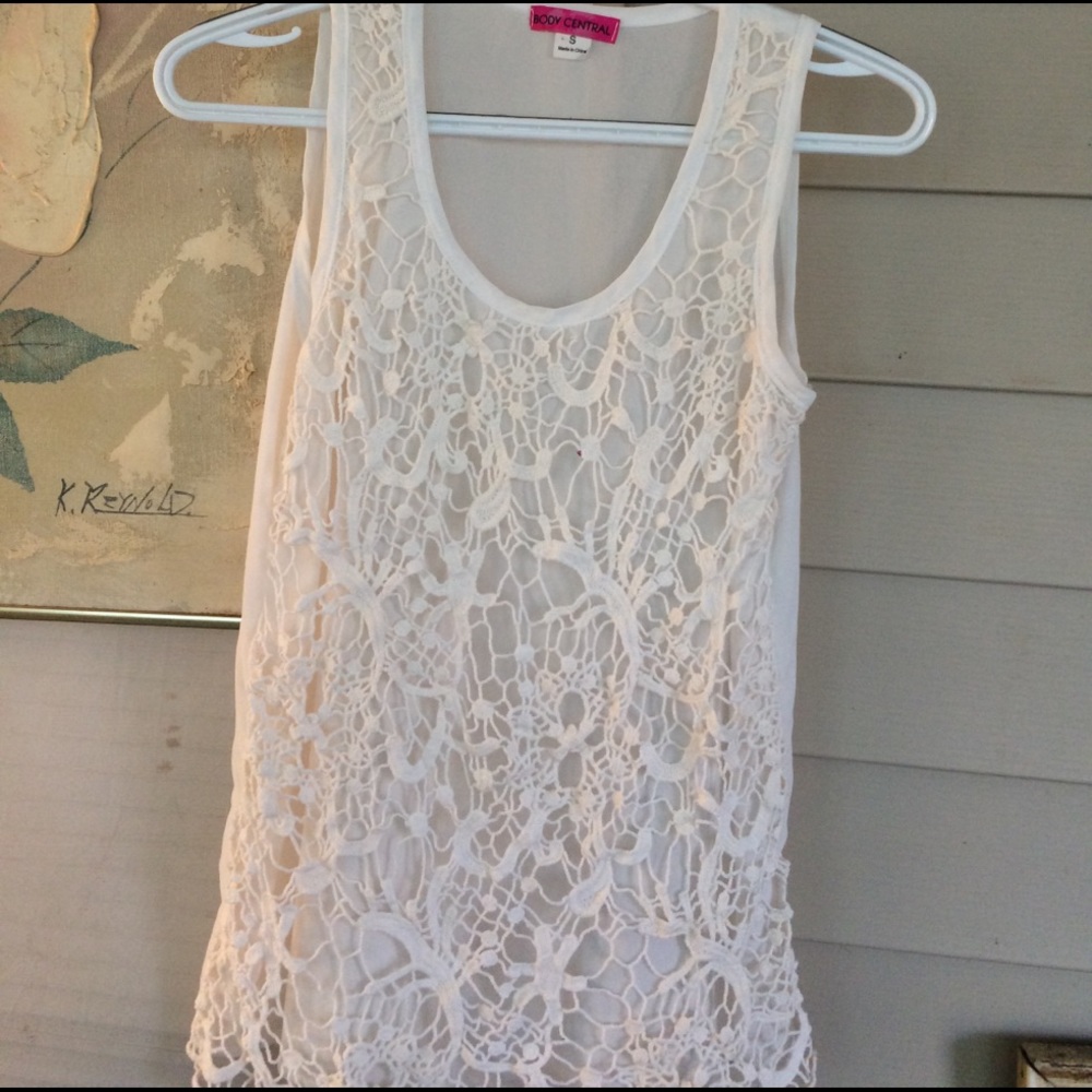 White tank top