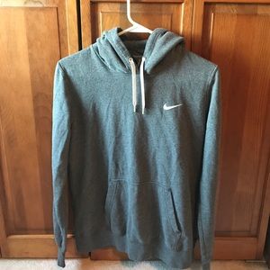 gray nike hoodie