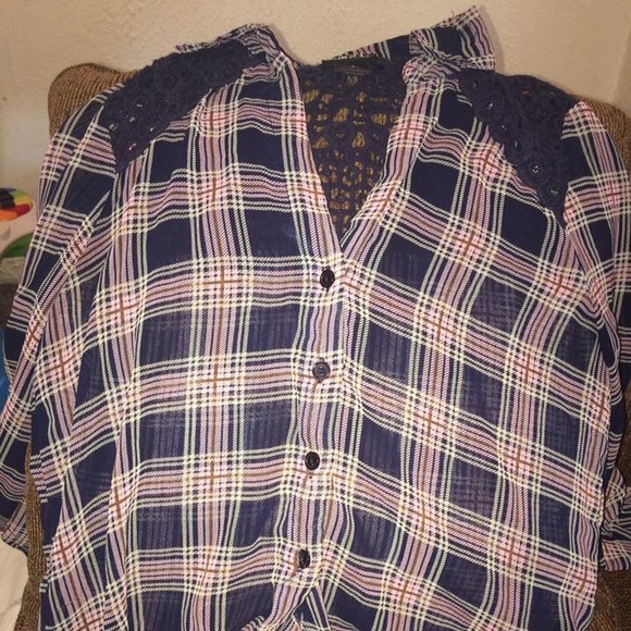 Plaid button down - Picture 3 of 3