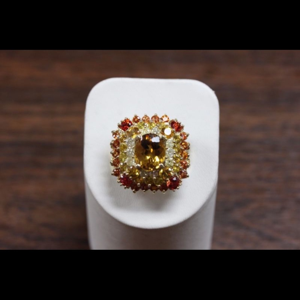 Sapphire 14K Yellow Gold Ring