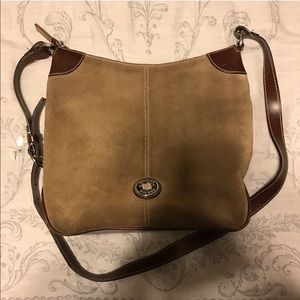 Vintage Dooney Suede and Leather Crossbody
