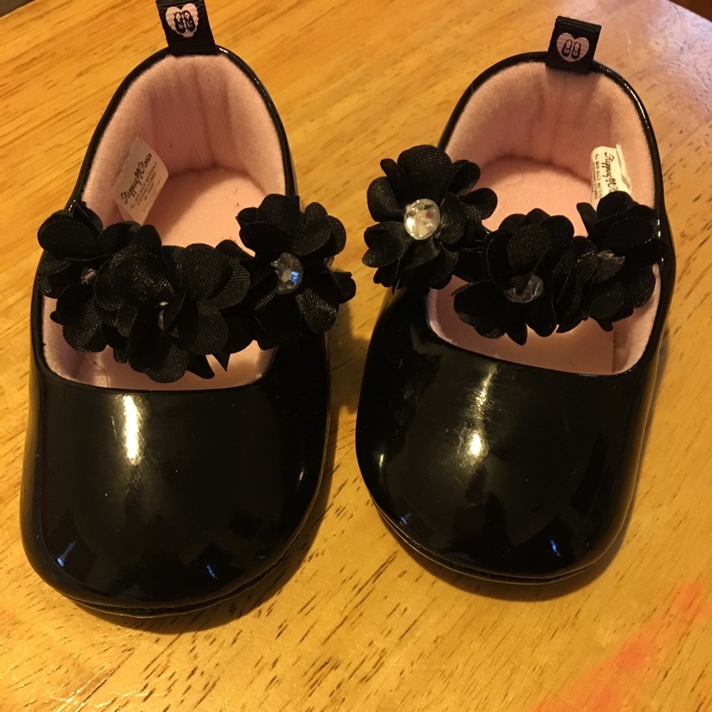 Baby Girl Flats (9-12 months) Strap On