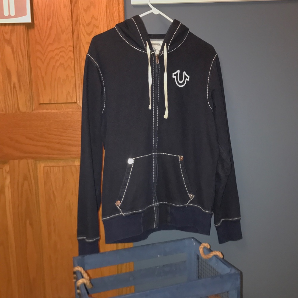 True religion hoodie zip up