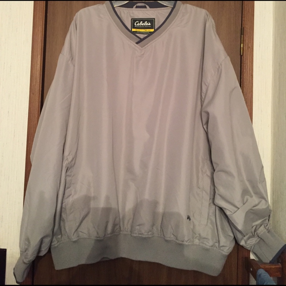 Cabela's windstopper All weather V neck pull-over