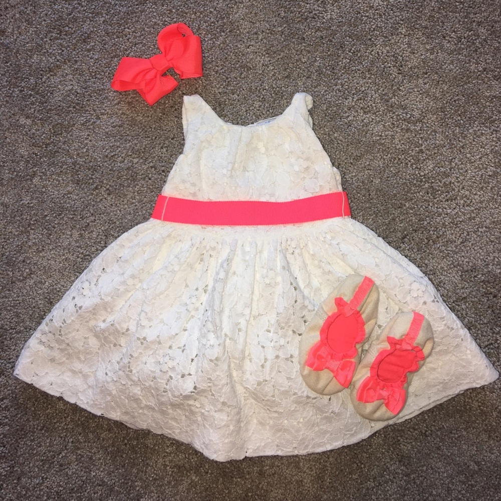 Infant 6 mo OshKosh White Lace Dress