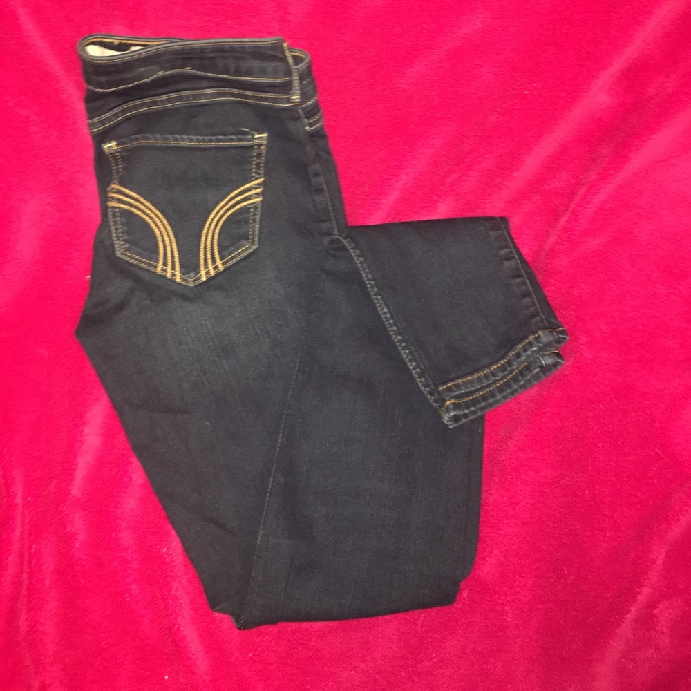 DARK WASH HOLLISTER JEGGINGS