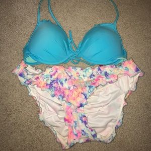 VS Tie Dye and Blue Bikini