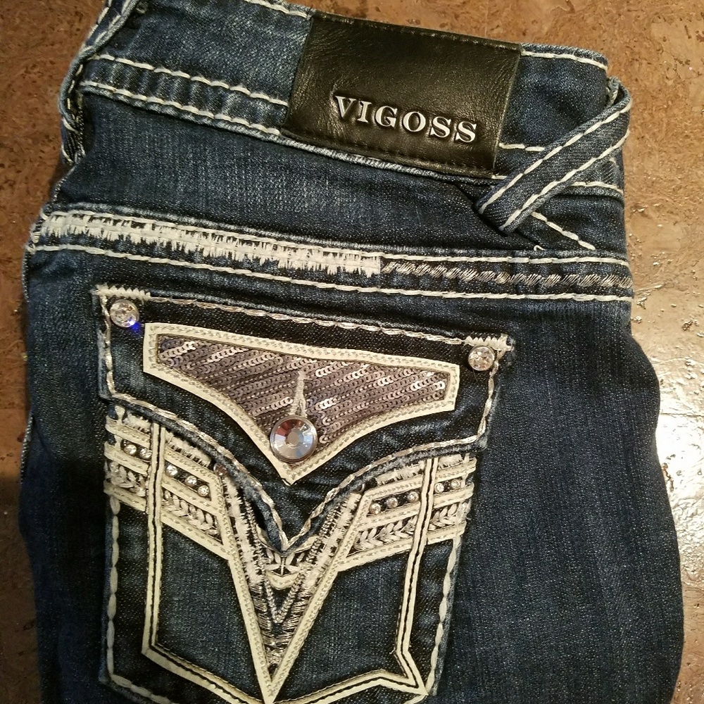 Bootcut vigoss jeans, dark wash, 5/6