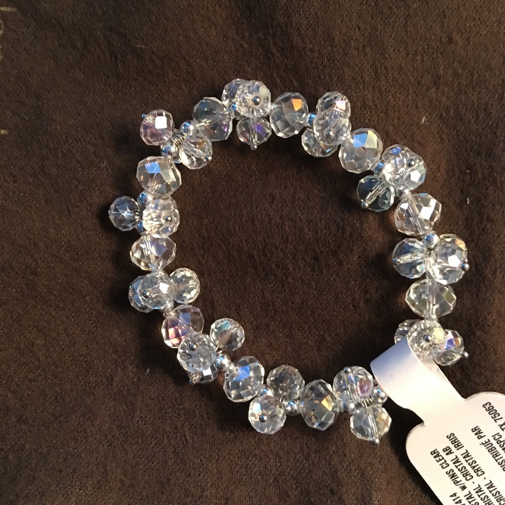 Clear bead bracelet