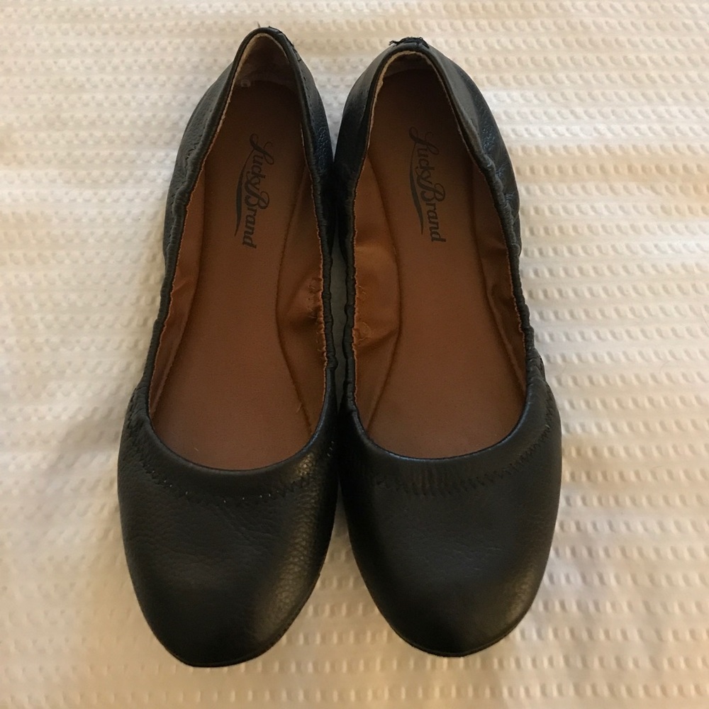 Lucky Brand Erin Flats-Black
