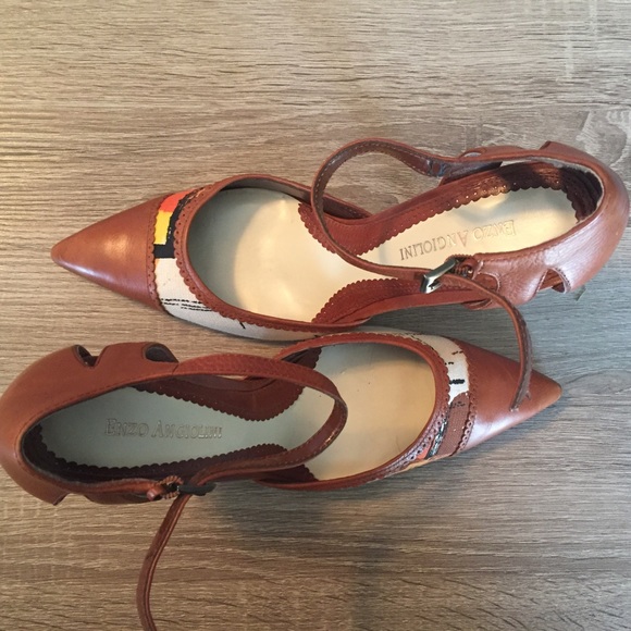 Enzo Angiolini camel colored leather - Picture 2 of 4