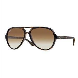 Ray-bans tortoise & light brown CATS 500 classic