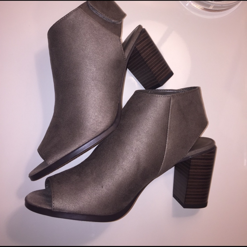 Open Toe Booties