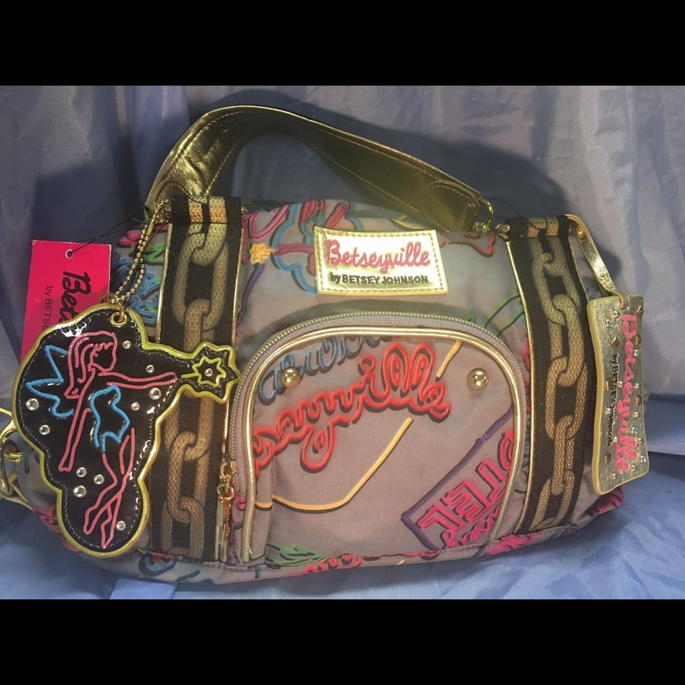 Betsey Johnson Betseyville neon nights hobo