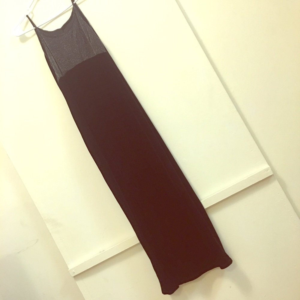 Velvet maxi dress