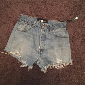 After Party By Nasty Gal Cut Off Jean Short