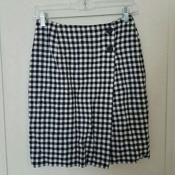 Talbots Dresses & Skirts - 🌷5 for $25🌷 Talbots Checker Wrap Skirt