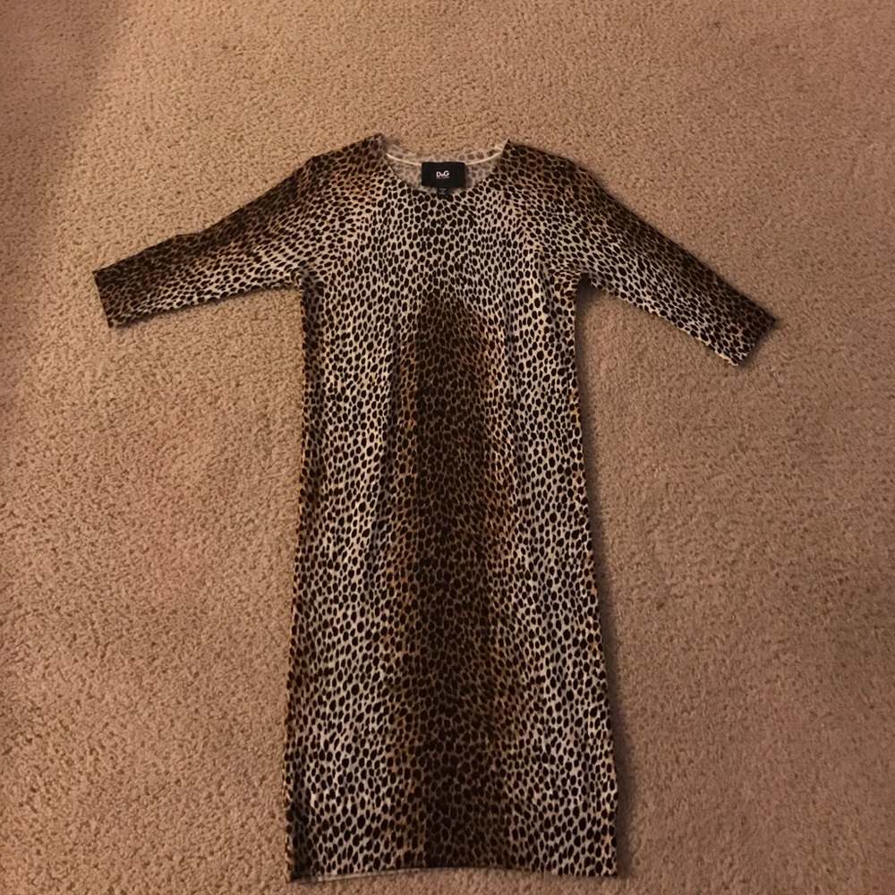 D&G Leopard Print Mini Dress