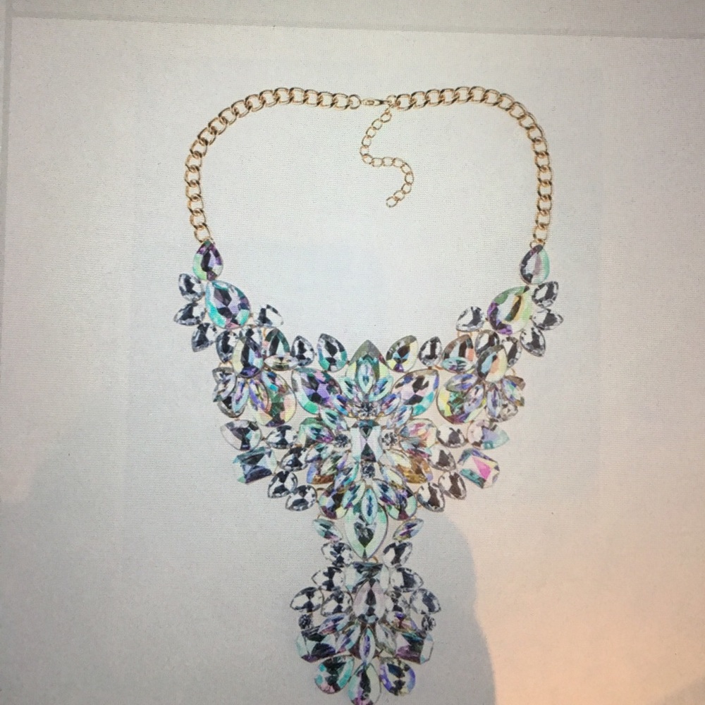NWT Elegant Fashion Jeweled necklace