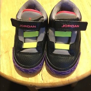 Jordan's Black & Purple 3s