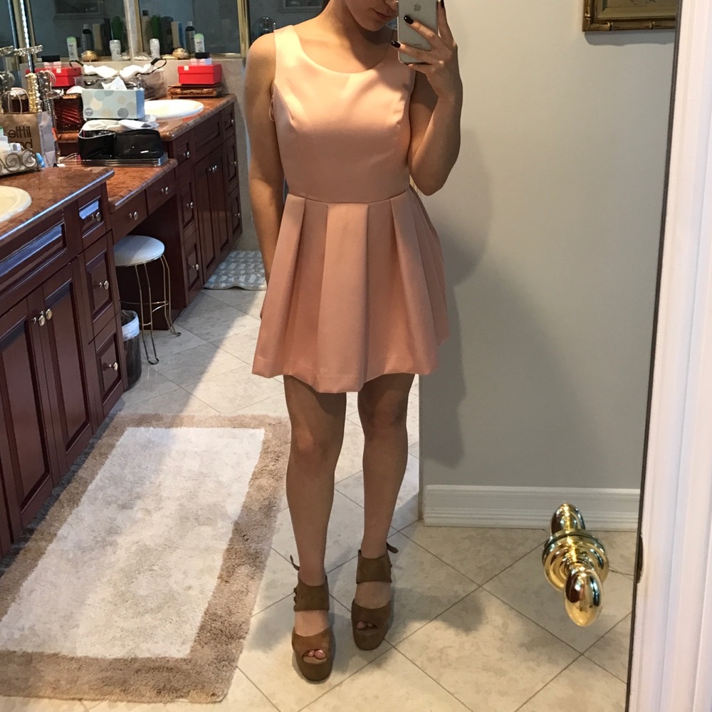 Topshop dress Pink Bows in the back