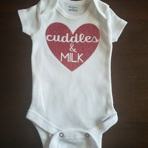 Cuddles and milk onsie