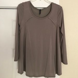 Brown flowy tunic