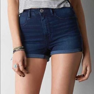 American Eagle Dark Wash, Sky High Shorties