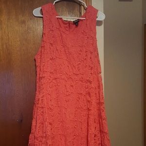 Coral dress