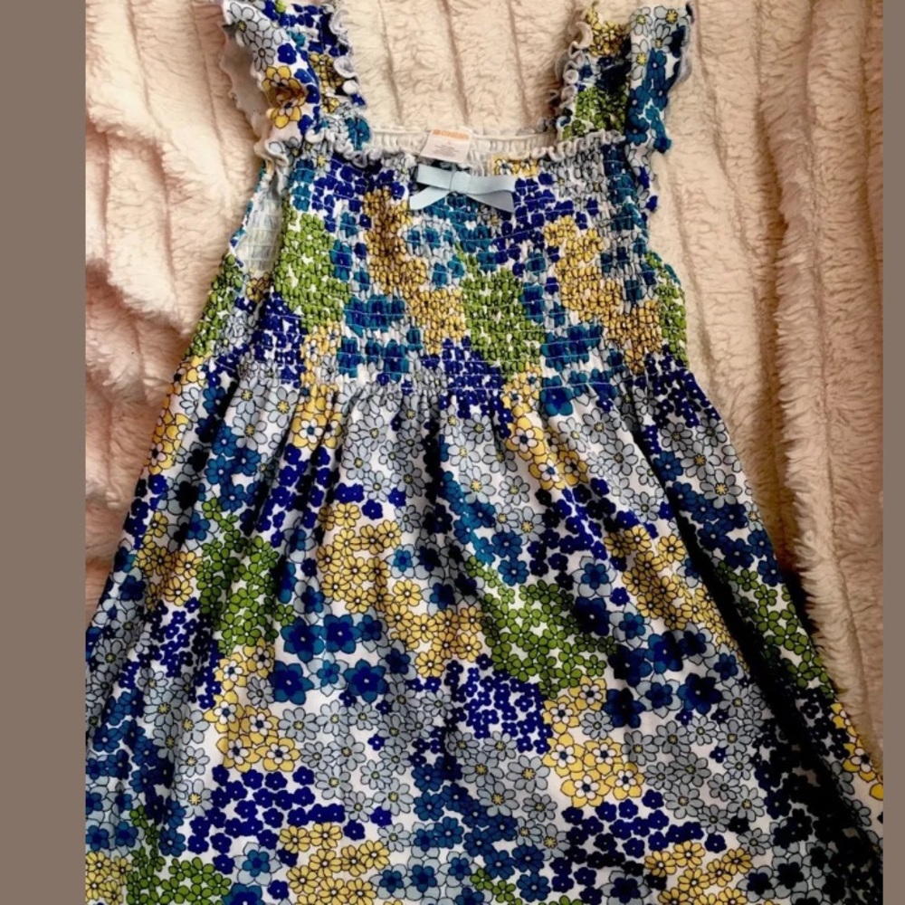 Gymboree Girls Size 6 Floral Easter Spring Dress