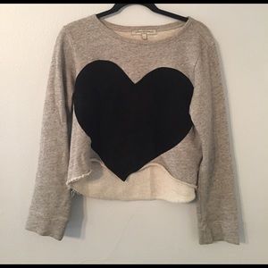 Laugh Cry Repeat heart sweat shirt