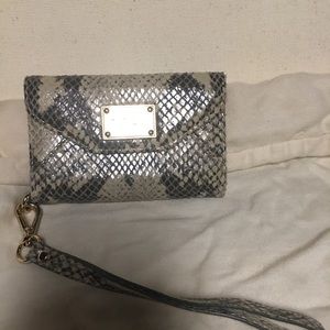 Michael Kors Snakeskin IPhone 4 wristlet