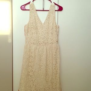 Summer dress with orange side piping