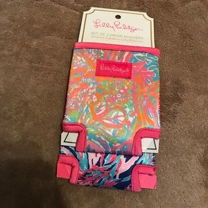 NWT Lilly Pulitzer 2 pack coozie
