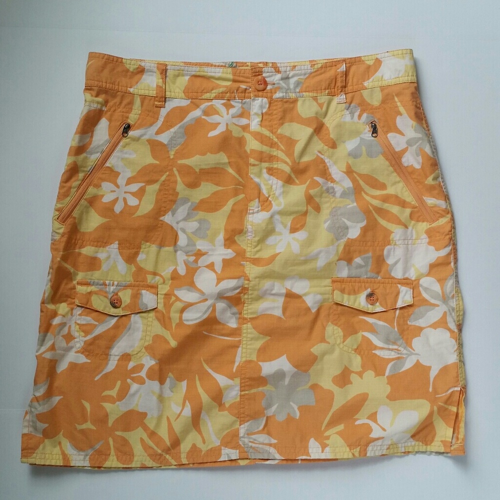Columbia Hawaiian Floral Print Skirt Size 14