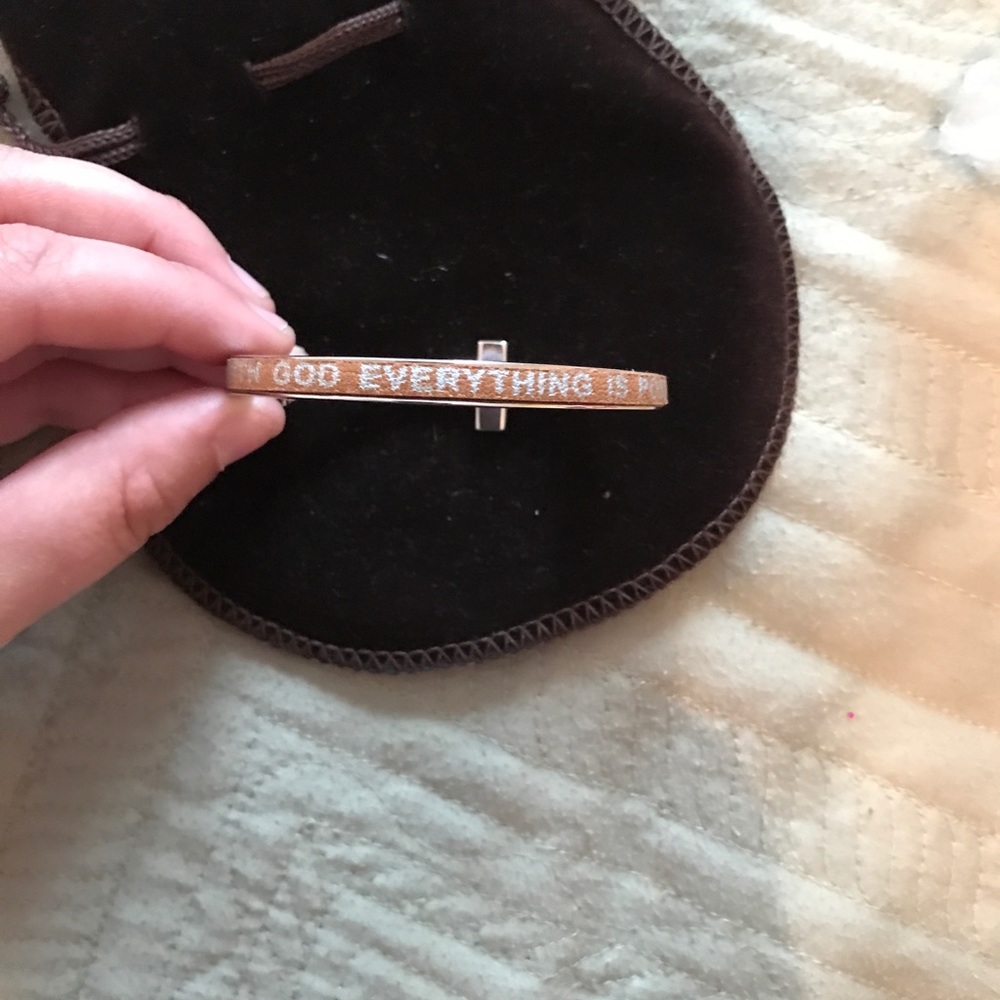 Bracelet "with God everything is possible."