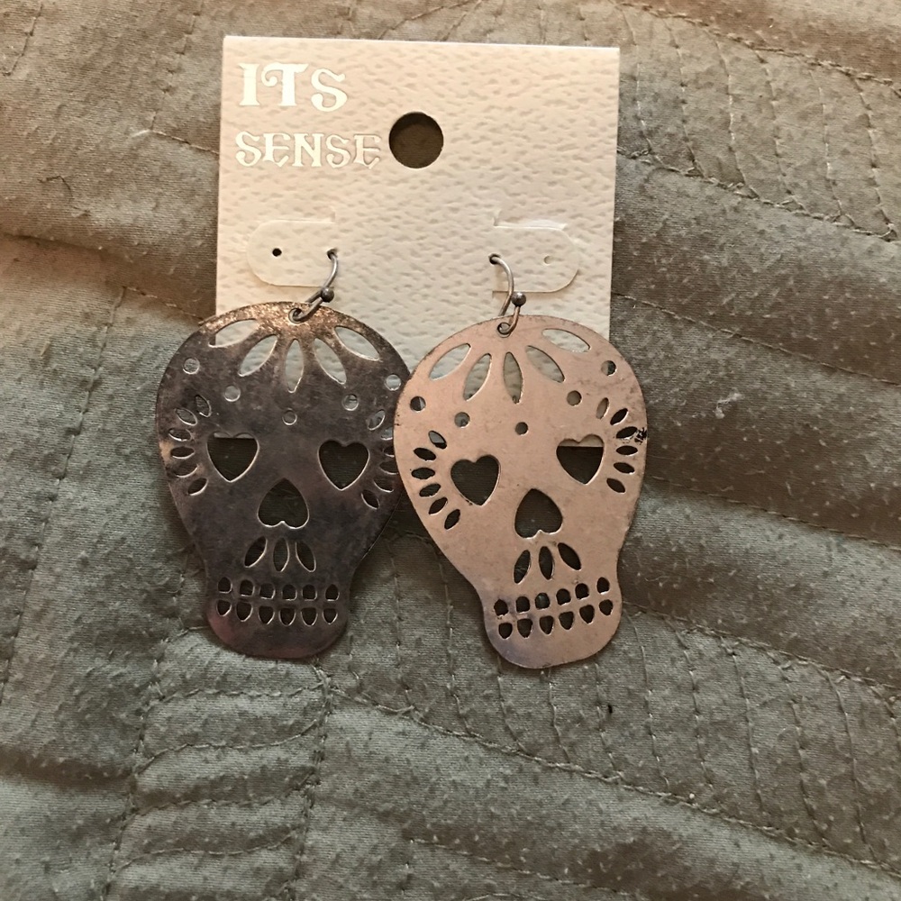 Sugar skull earrings