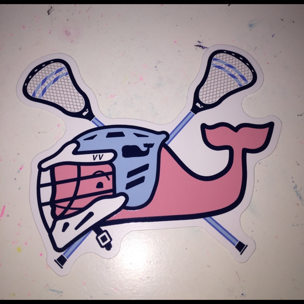 pack of 5 vineyard vine lacrosse stickers